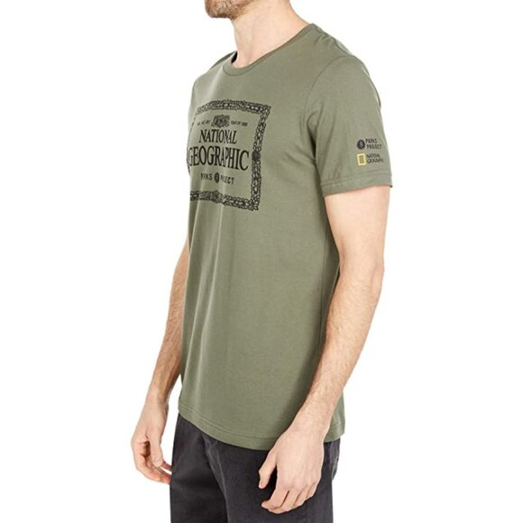 Parks Project Naturalional Geographic X Parks Project Legacy Tee XXL Olive - Picture 4 of 6